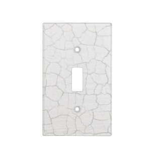 Crackle Paint Effect Flat Image Light Switch Cover