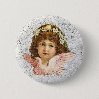 Crackled Angel Button