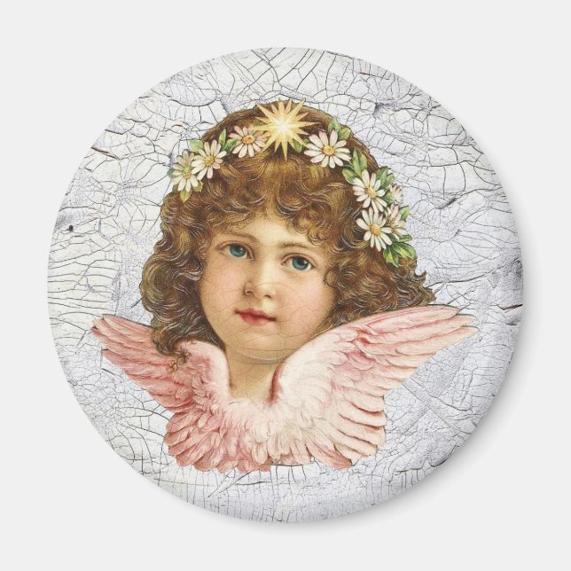 Crackled Angel Magnet (Front)