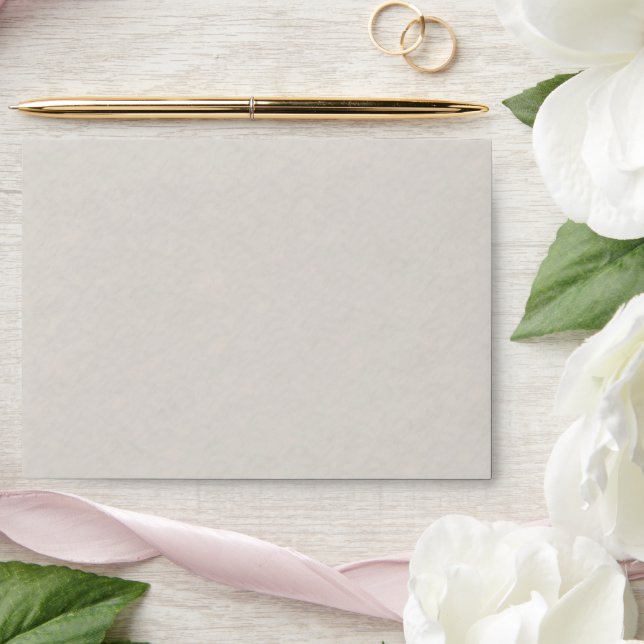 Crackled Gray Invitation Envelope (Wedding)