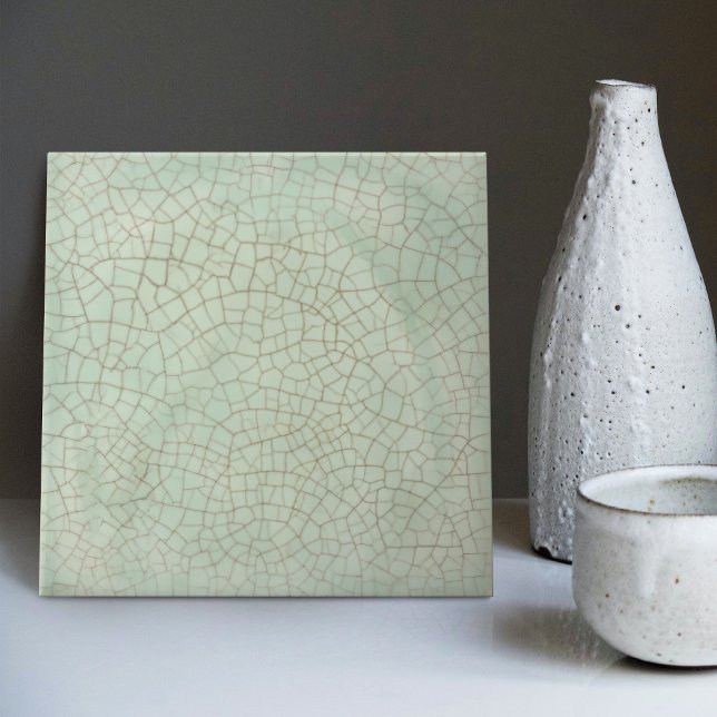 Crackled green ceramic tile (Creator Uploaded)