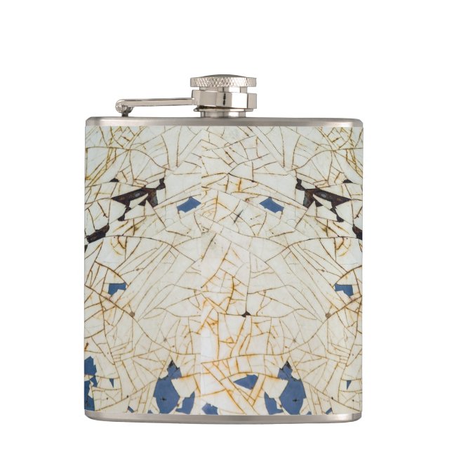 Crackled Paint Flask (Front)
