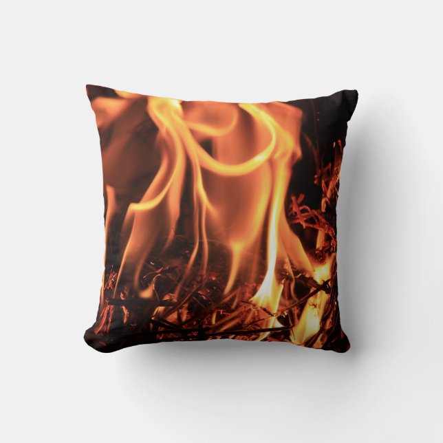 Cracklin Fire Pillow (Front)