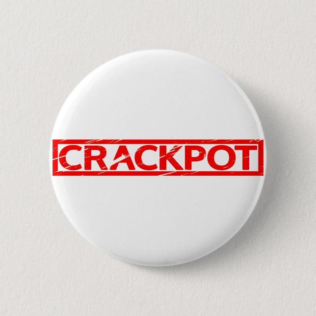 Crackpot Stamp Button (Front)