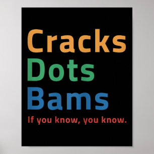 Cracks Dots Bams,its Mahjong Time Mahjong Social C Poster