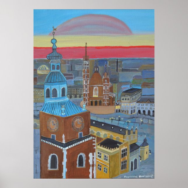 Cracow Poland Poster (Front)