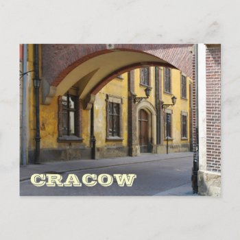 Cracow Postcard by lampionus at Zazzle