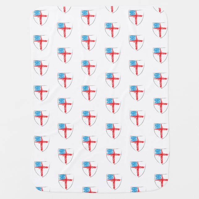 Cradle Episcopalian Baby Blanket (Front)
