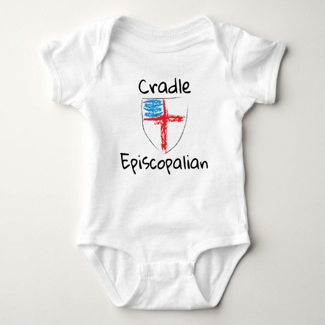 Cradle Episcopalian Baby Bodysuit (Front)