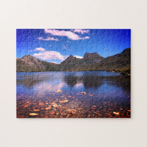 cradle mountain lake bright jigsaw puzzle