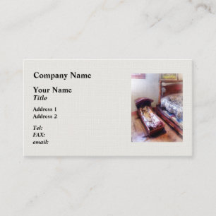 Cradle With Quilt Business Card