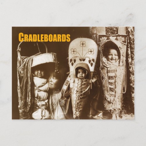 Cradleboards c1899_1903 postcard