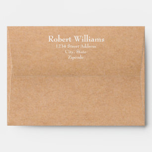 Craft 7 x 5 Mailing Envelopes with Return Address