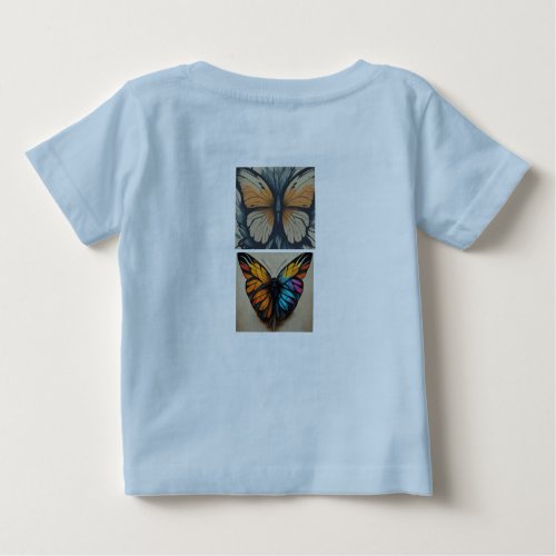 Craft an artistic and design with butterfly Baby T_Shirt