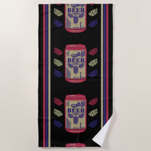 Craft Beer Beach Towel