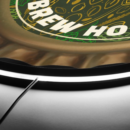 Craft Beer Bottle Top Illuminated Sign (Edge)