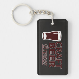 Craft Beer Brewer Keychain