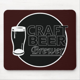 Craft Beer Brewer Mouse Pad