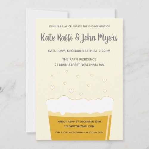 Craft Beer Brewery Invitation