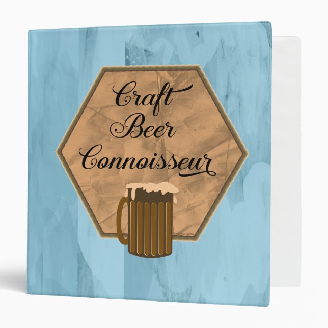 Craft Beer Connoisseur 3 Ring Binder (Front/Inside)