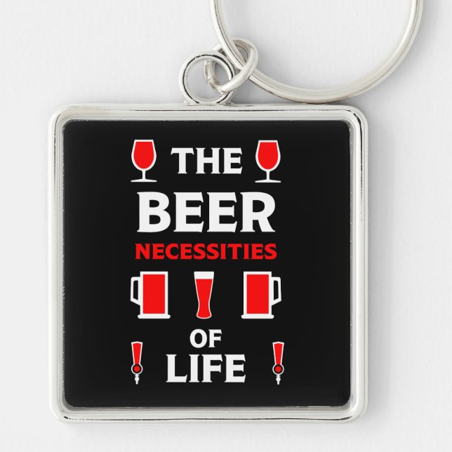 Craft Beer Drinkers Keychain (Front)