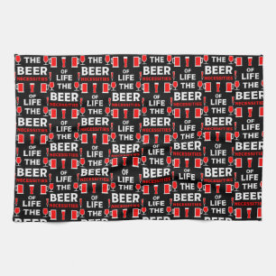 Craft Beer Drinkers Kitchen Towel