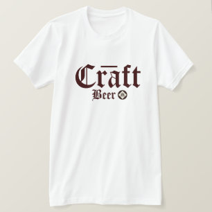Craft Beer -Hops Symbol Burgundy T-Shirt