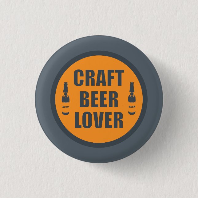 Craft Beer Lover 2 Pinback Button (Front)