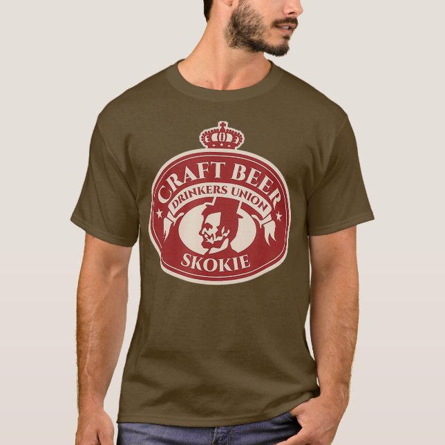 Craft Beer Lover - Skokie Illinois T-Shirt (Front)