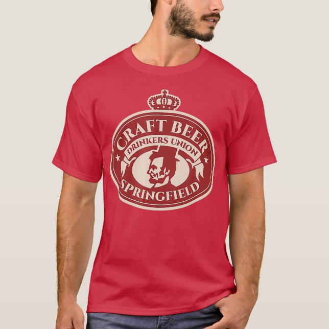 Craft Beer Lover - Springfield Illinois T-Shirt (Front)