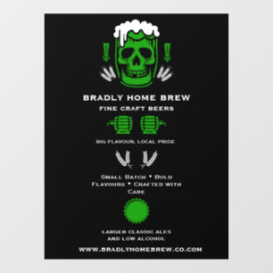 Craft Beer Oktoberfest Business Promotion Window Cling