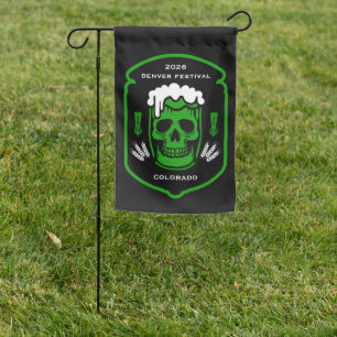 Craft Beer Oktoberfest Garden Flag