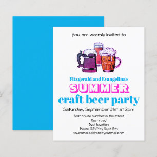 Craft Beer Party Invitation