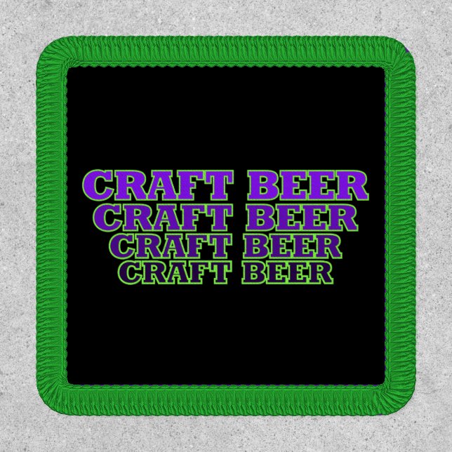 Craft Beer Purple Fade Patch (Front)