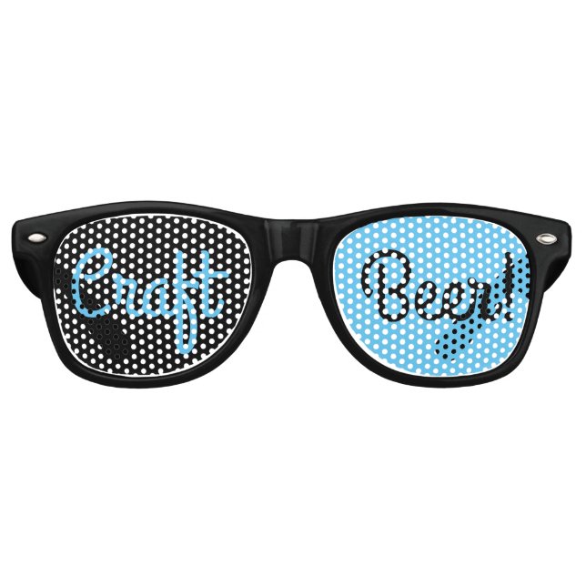 Craft Beer  Retro Sunglasses (Front)