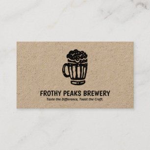 🍻🌾 Craft Brewery Business Card