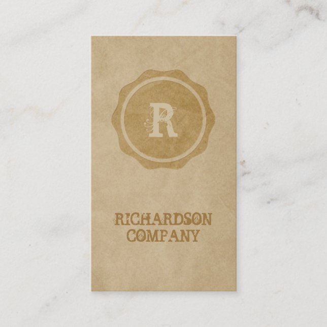 Craft business cards Craft paper Craftsman (Front)