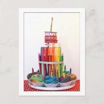 "craft Cake"  Photography Postcard by time2see at Zazzle