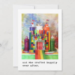 Craft Castle Craft Event Invitation