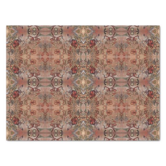 Craft Decoupage Art Deco Collage Floral Pattern Tissue Paper