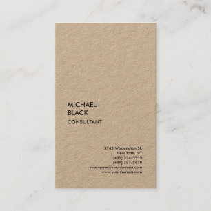 Craft Exclusive Special Unique Modern Minimalist Business Card