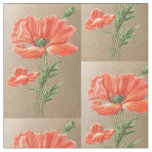 CRAFT FABRIC MATERIAL FLORAL DESIGN 