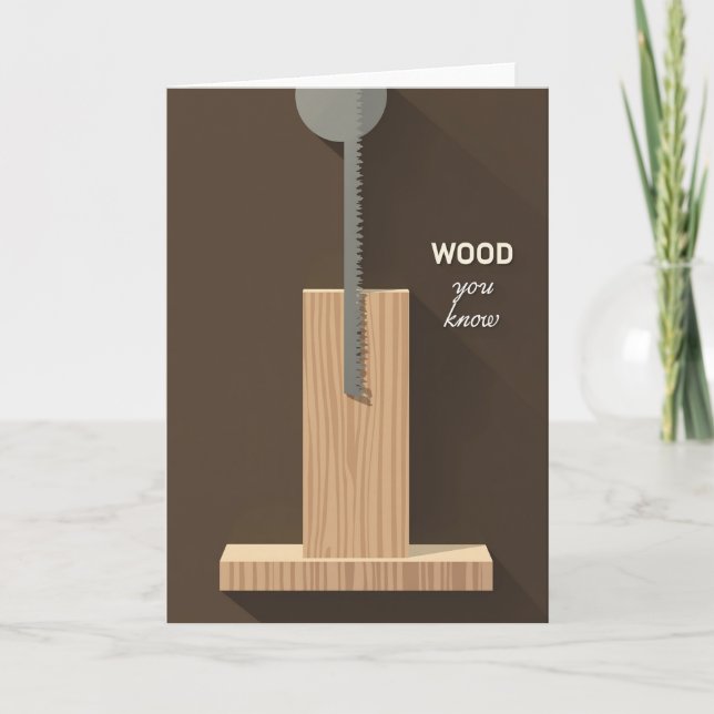 Craft Fathers Day Saw Card (Front)