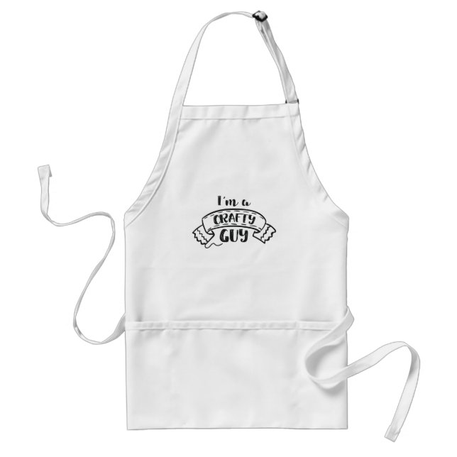 Craft Lover Gifts Arts and Crafts Men Guys Gift Adult Apron (Front)