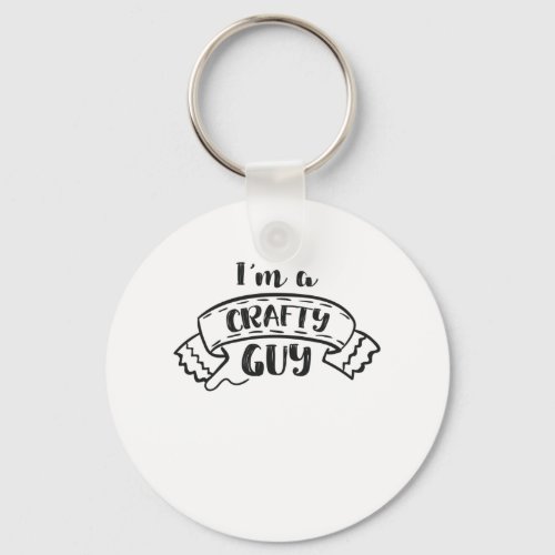 Craft Lover Gifts Arts and Crafts Men Guys Gift Keychain