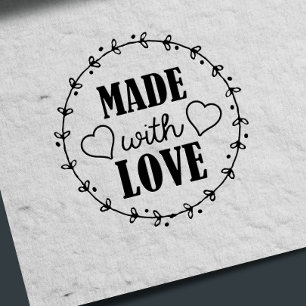 Craft Made With Love Handmade Goods Rubber Stamp