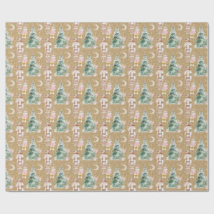 Craft Nutcracker pine ballerina pink  Wrapping Paper