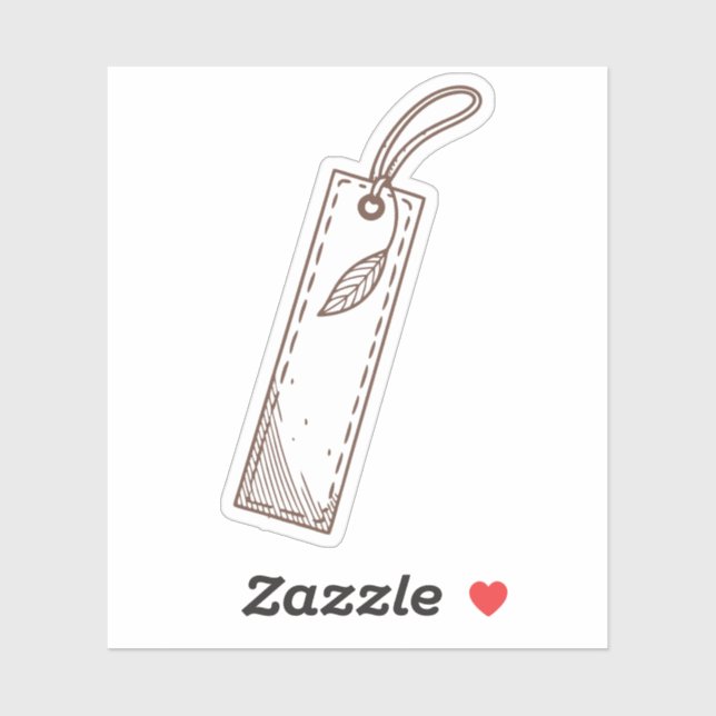craft paper bookmark textured  sticker (Sheet)