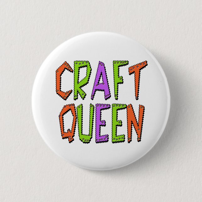 Craft Queen Button (Front)