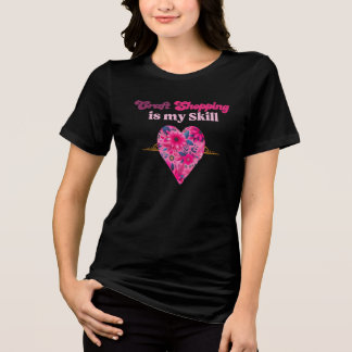 Craft Shopping Skill Typography Tri-Blend Shirt